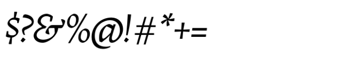 Radal Ultra Light Italic Font OTHER CHARS