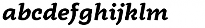 Radcliffe Bold Italic Font LOWERCASE
