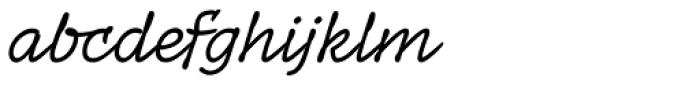 Radcliffe Hand Script Regular Font LOWERCASE