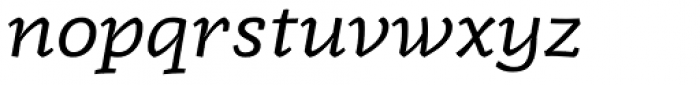 Radcliffe Italic Font LOWERCASE
