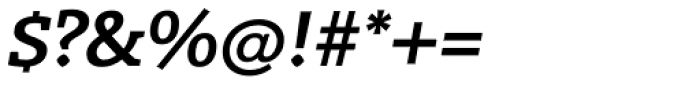 Radcliffe Semi Bold Italic Font OTHER CHARS