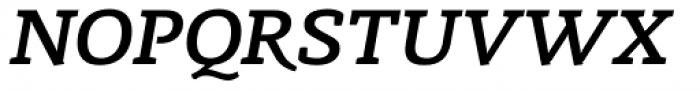 Radcliffe Semi Bold Italic Font UPPERCASE