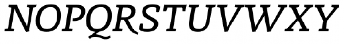 Radcliffe Text Semi Bold Italic Font UPPERCASE