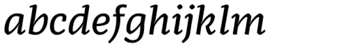 Radcliffe Text Semi Bold Italic Font LOWERCASE
