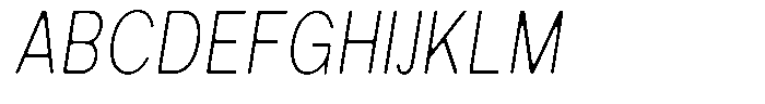 Radebin Soft ExtLtSemCond2 Font UPPERCASE