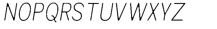 Radebin Soft ExtLtSemCond2 Font UPPERCASE