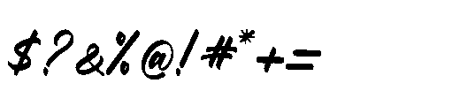 Radella Shathes  Regular Font OTHER CHARS