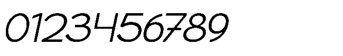 Radets Light Italic Font OTHER CHARS