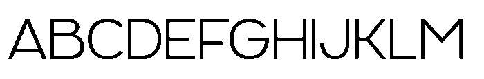 Radets Light Font UPPERCASE