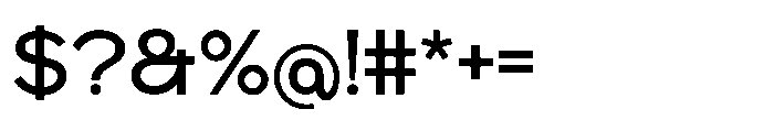 Radets Medium Font OTHER CHARS