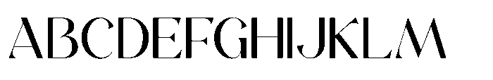 Radeyn Font UPPERCASE