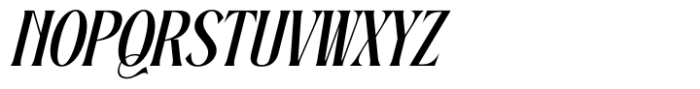 Radiance Beverage Italic Font UPPERCASE