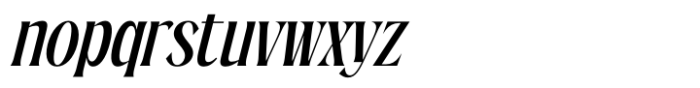 Radiance Beverage Italic Font LOWERCASE