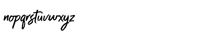 Radiant Beauty Regular Font LOWERCASE