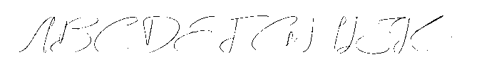 Radiant Oracle Italic Font UPPERCASE