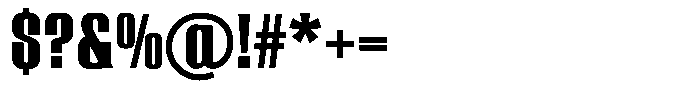 Radiant Spectrum Regular Font OTHER CHARS