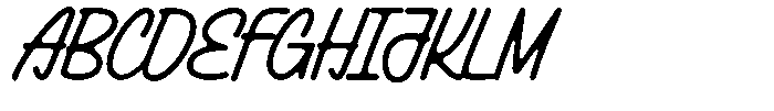 Radiant Spectrum Script Font UPPERCASE