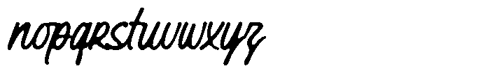 Radiant Spectrum Script Font LOWERCASE
