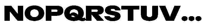 Radianz Black Wide Font UPPERCASE