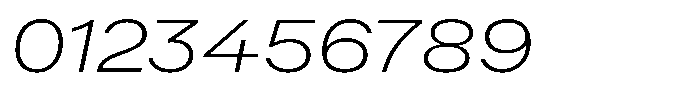 Radianz Extra Light Wide Italic Font OTHER CHARS