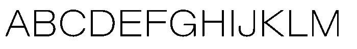 Radianz Extra Light Font UPPERCASE
