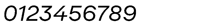 Radianz Italic Font OTHER CHARS