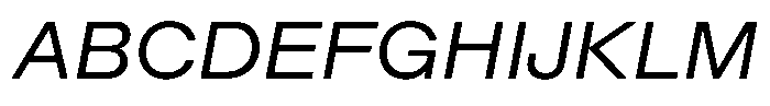 Radianz Italic Font UPPERCASE