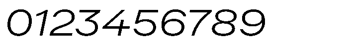 Radianz Light Wide Italic Font OTHER CHARS
