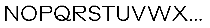 Radianz Light Font UPPERCASE