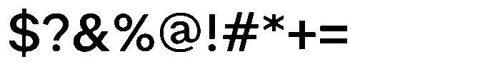 Radianz Medium Font OTHER CHARS