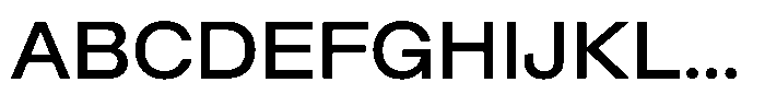 Radianz Medium Font UPPERCASE