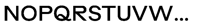 Radianz Medium Font UPPERCASE