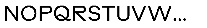 Radianz Regular Font UPPERCASE