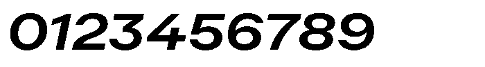 Radianz Semi Bold Wide Italic Font OTHER CHARS