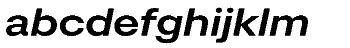 Radianz Semi Bold Wide Italic FONT