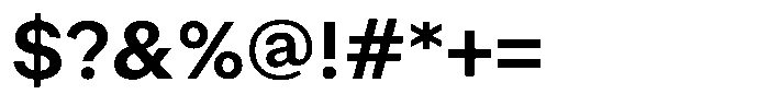 Radianz Semi Bold Font OTHER CHARS