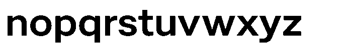 Radianz Semi Bold Font LOWERCASE