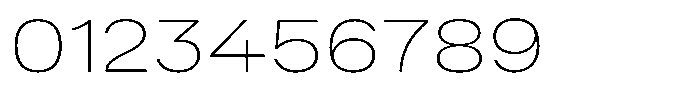 Radianz Thin Wide Font OTHER CHARS