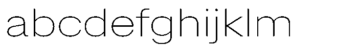 Radianz Thin Wide FONT