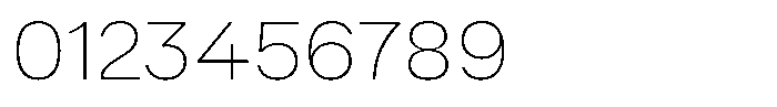 Radianz Thin Font OTHER CHARS