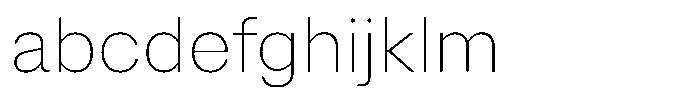 Radianz Thin FONT