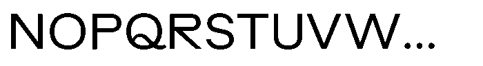 Radianz VF Default Font UPPERCASE