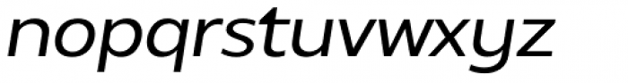 Radiate Sans Regular Italic Font LOWERCASE