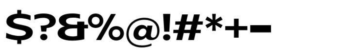 Radiate Sans Semi Bold Semi Expanded Font OTHER CHARS