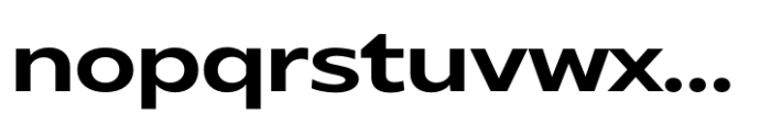 Radiate Sans Semi Bold Semi Expanded Font LOWERCASE