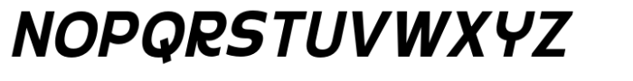 Radicle Bold Condensed Oblique Font UPPERCASE