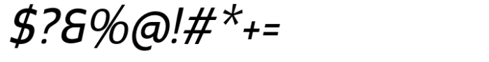 Radicle Condensed Oblique Font OTHER CHARS