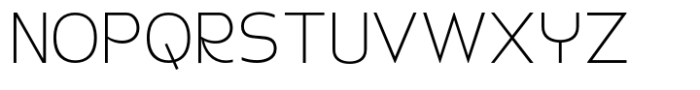 Radicle Thin Font UPPERCASE