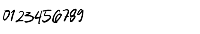 Radien Brush Font OTHER CHARS
