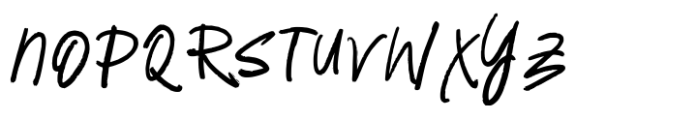 Radien Brush Font UPPERCASE